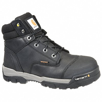 J6083 6-Inch Work Boot W 9 1/2 Black PR