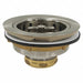 Sink Drain 5 in Dia Brass