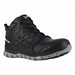 Athletic High-Top Shoe W 9 1/2 Black PR