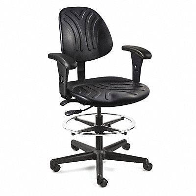 Chair 350 lb wt. Cap. Black Seat