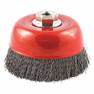 Crimped Wire Cup Brush 1-3/8 L Trim