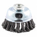 Knot Wire Cup Brush Threaded Arbor Mount