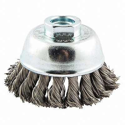 Knot Wire Cup Brush Threaded Arbor Mount