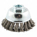 Knot Wire Cup Brush Threaded Arbor Mount