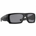 Glasses Gry Lens Blk Frame Det Cord