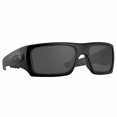 Glasses Gry Lens Blk Frame Det Cord