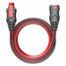 Fused Extension Lead 16 ga Black Red