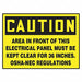 Safety Label 3 1/2 inx5 in Vinyl PK5