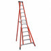 Tripod Stepladder H 12ft Spread 77.75 In