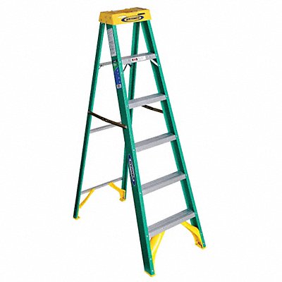 Stepladder 5900 H 6 ft Spread 41-1/8 In