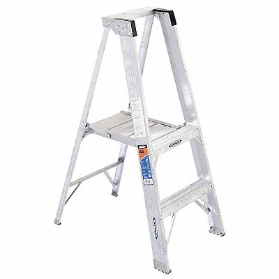 Platform Stepladder 2 ft Aluminum 300 lb