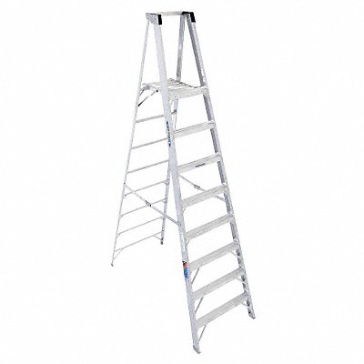 Platform Stepladder 8 ft Aluminum 300 lb