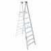 Platform Stepladder 8 ft Aluminum 300 lb