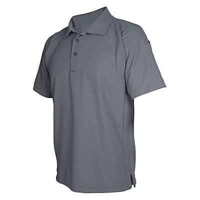 Mens Tactical Polo Gray Short Sleeve M