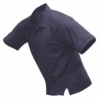 Mens Tactical Polo Navy Short Sleeve XS