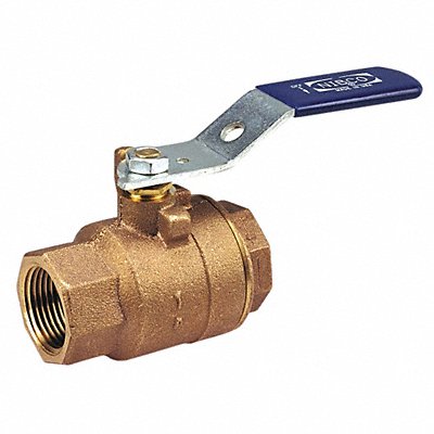 Bronze Ball Valve Inline FNPT 1 in