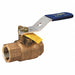 Bronze Ball Valve Inline FNPT 3/4 in