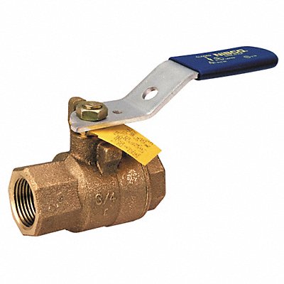 Bronze Ball Valve Inline FNPT 1 in