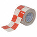 Floor Tape Red/White 4 inx100 ft Roll