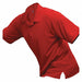 Mens Tactical Polo Red Short Sleeve S