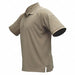 Mens Tactical Polo Tan Short Sleeve XS