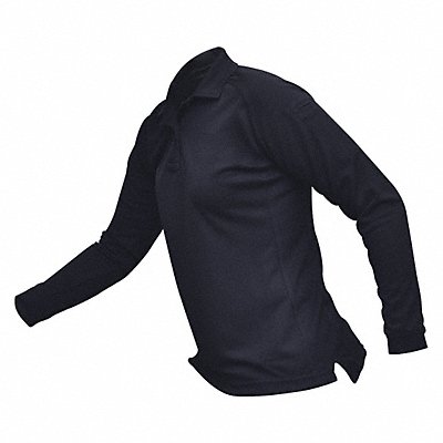 Womens Tactical Polo Navy Long Sleeve L