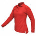 Womens Tactical Polo Red Long Sleeve XL