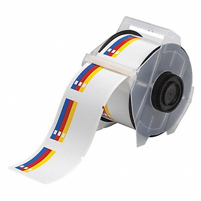 Label Vinyl Red/Blue/Yellow/White