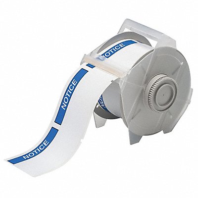 Label Vinyl White/Blue