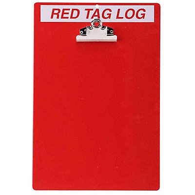 Red Tag Clipboard