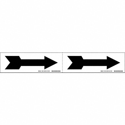 Pipe Marker (Arrow) 2 1/4in H 7in W