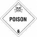 DOT Container Placard 10-3/4 Label W