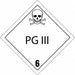 DOT Container Placard 10-3/4 Label W