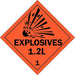 DOT Container Placard 10-3/4 Label W