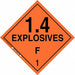 DOT Container Placard 10-3/4 Label W