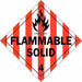 DOT Container Placard 10-3/4 Label W