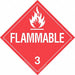 DOT Container Placard 10-3/4 Label W