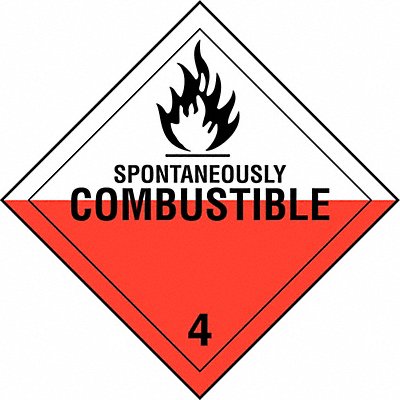 DOT Container Placard 10-3/4 Label W