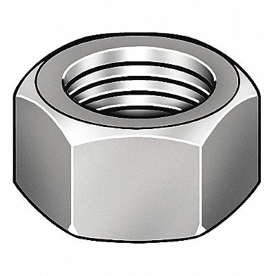 Hex Nut 1-1/4-7 Gr 316 SS Plain PK5