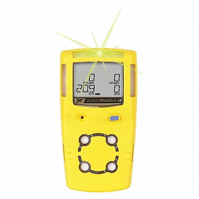 Multi-Gas Detector O2 LEL H2S Yellow