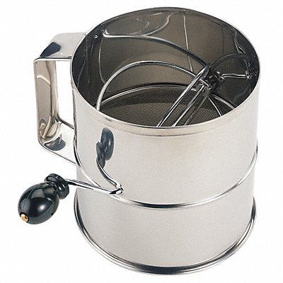 Flour Sifter 8 in Dia SS