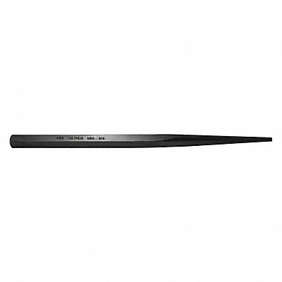 Line Punch 15in L 1/4in Tip Steel BO