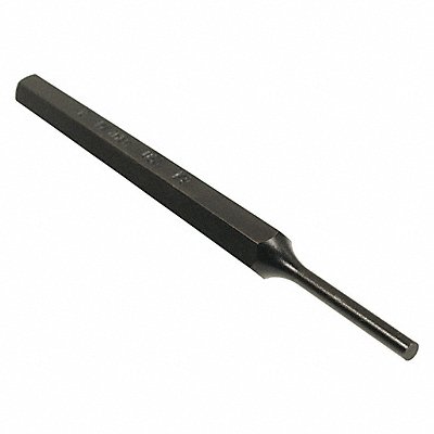 Pin Punch 4-3/4in L 1/8in Tip Steel BO