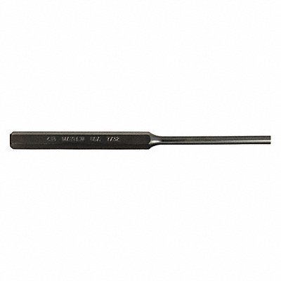 Pin Punch 6in L 7/32in Tip Steel BO