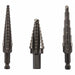 Step Drill Bit Set 3 pcs. Bright HSS