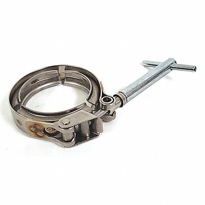 V-Band Clamp with T-Handle 2 in Dia SS