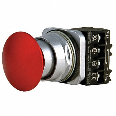 Non-Illuminated Push Button Epoxy Red