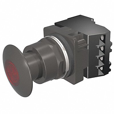 H5373 Illuminated Push Button 30mm 1NO/1NC Red