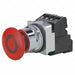 Illuminated Push Button 30mm 1NO/1NC Red