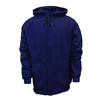 H3395 FR Zip Hooded Sweatshirt Navy M